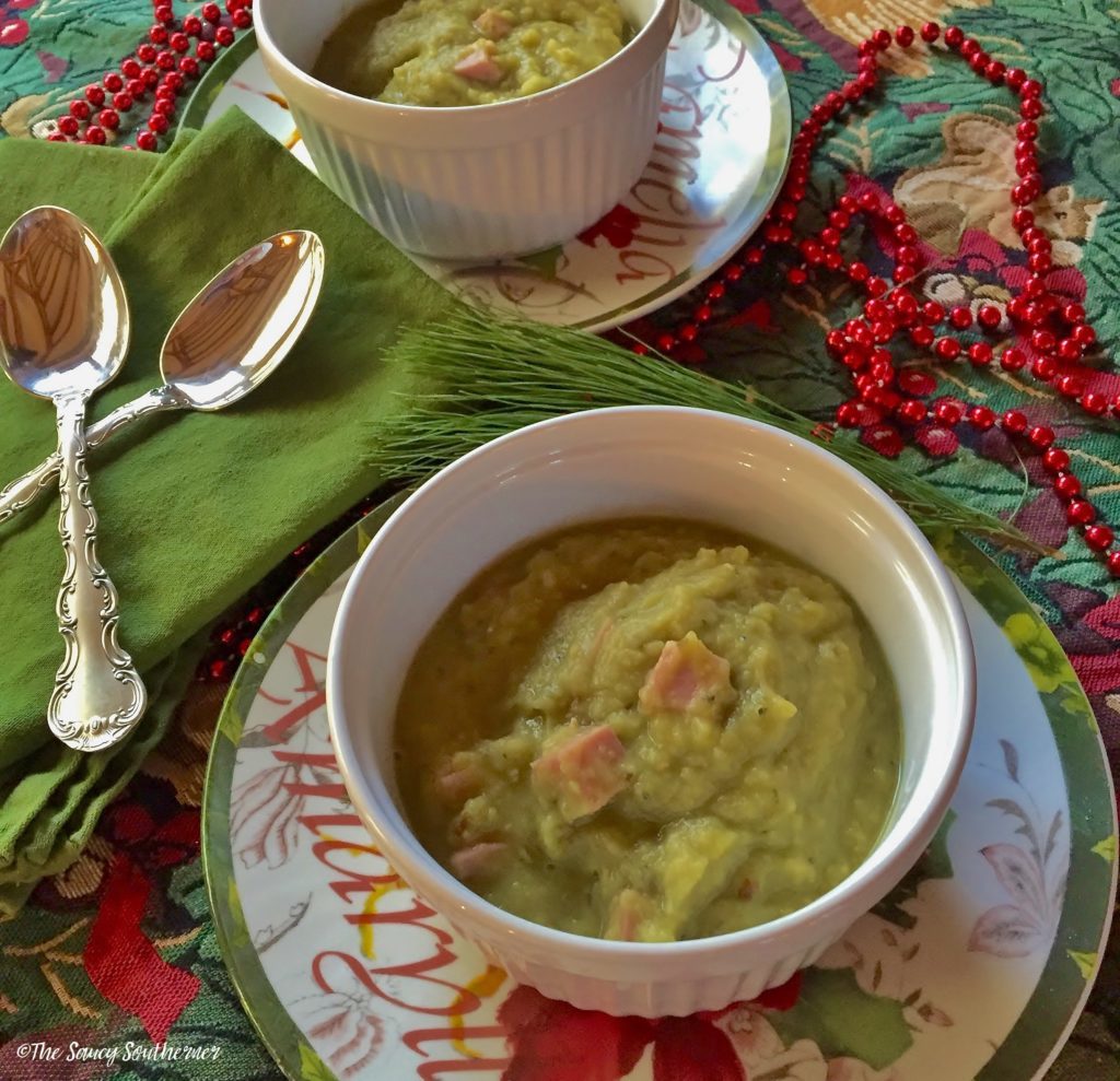 Split Pea with Ham Soup - The Saucy Southerner - Now that the holidays are over and winter is here, it's time to break out the cozy winter recipes. Our recipe round-up this month, features lots of unique and delicious recipes to help you get over the winter blues, whether it be on a weekend when you have a little bit of extra time to spend in the kitchen, or on a busy weeknight when you're exhausted from shoveling snow.