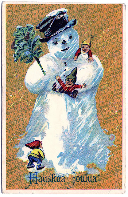 Vintage Snowmen Printables - Fresh Vintage by Lisa S