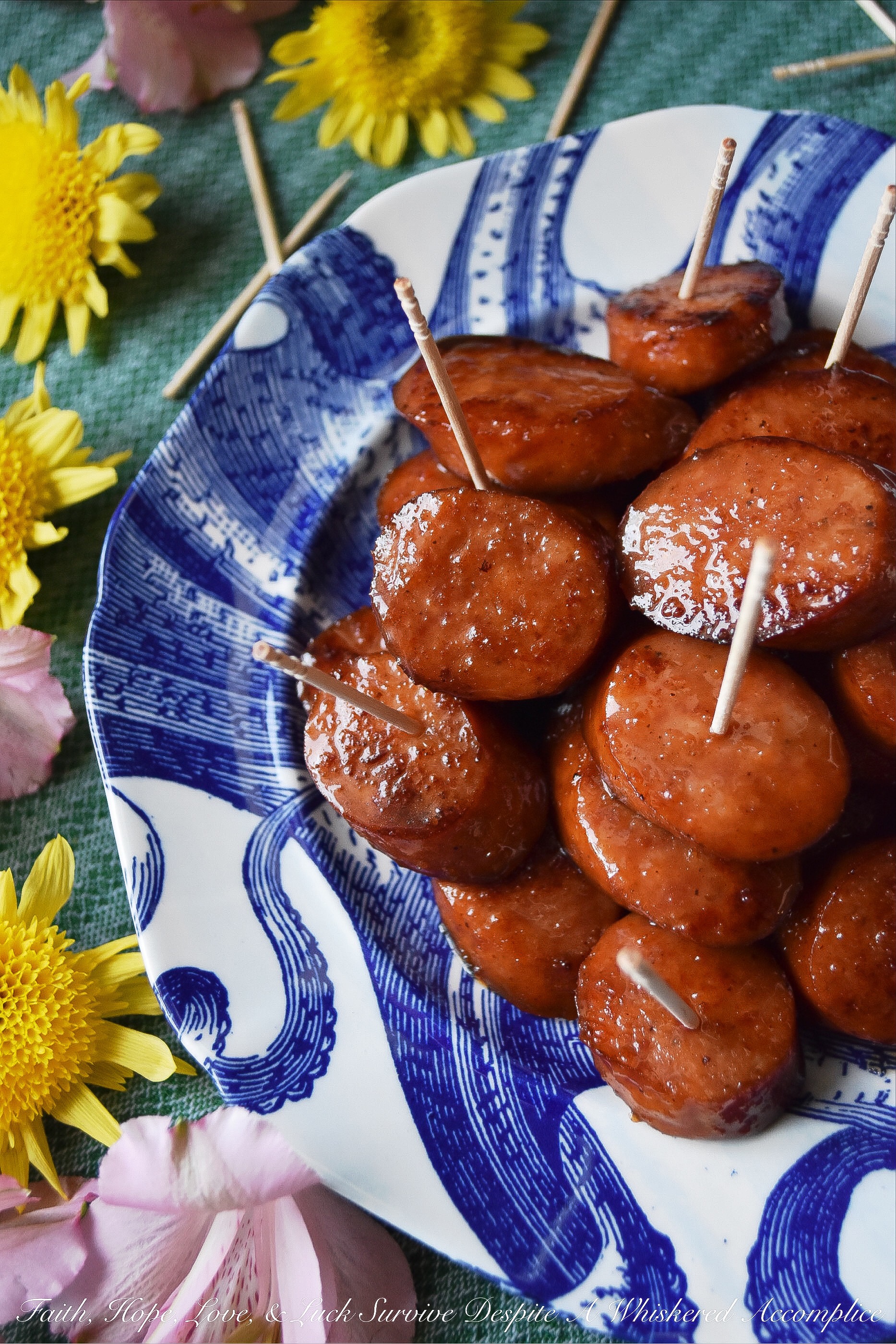Soda Glazed Kielbasa Game Day Bites