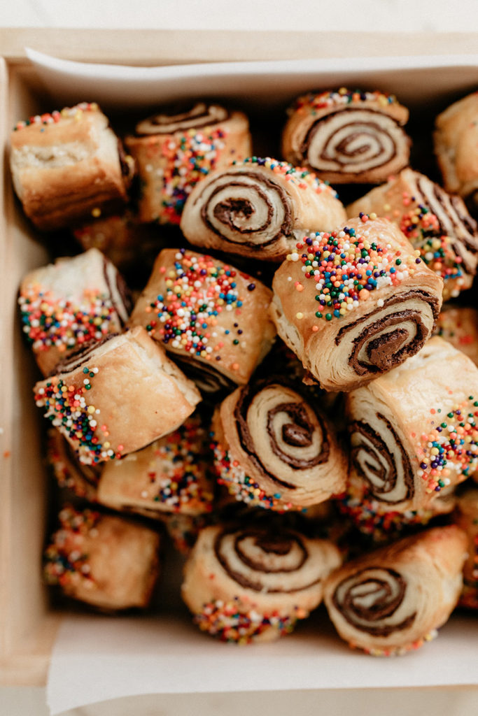 Chocolate Sea Salt Rugelach - My Name Is Yeh - Welcome to Friday! Friday! Friday! Favorites! Each Friday we'll be sharing our favorite recipes of the week from other fabulous food bloggers, so make sure to visit and see what tasty over-the-top dishes we're most excited about.