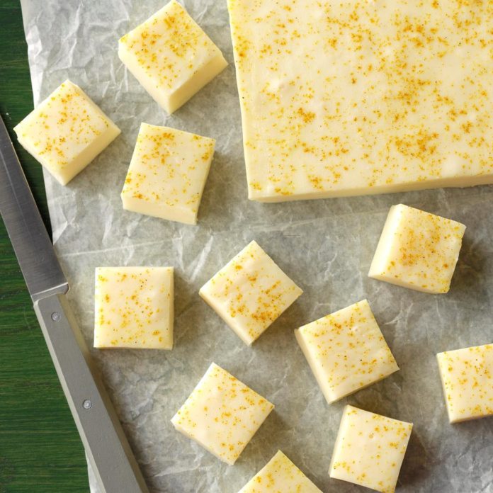 Curry-Kissed Coconut Fudge - Sarah Meuser - Taste of Home - Welcome to Friday! Friday! Friday! Favorites! Each Friday we'll be sharing our favorite recipes of the week from other fabulous food bloggers, so make sure to visit and see what tasty over-the-top dishes we're most excited about.