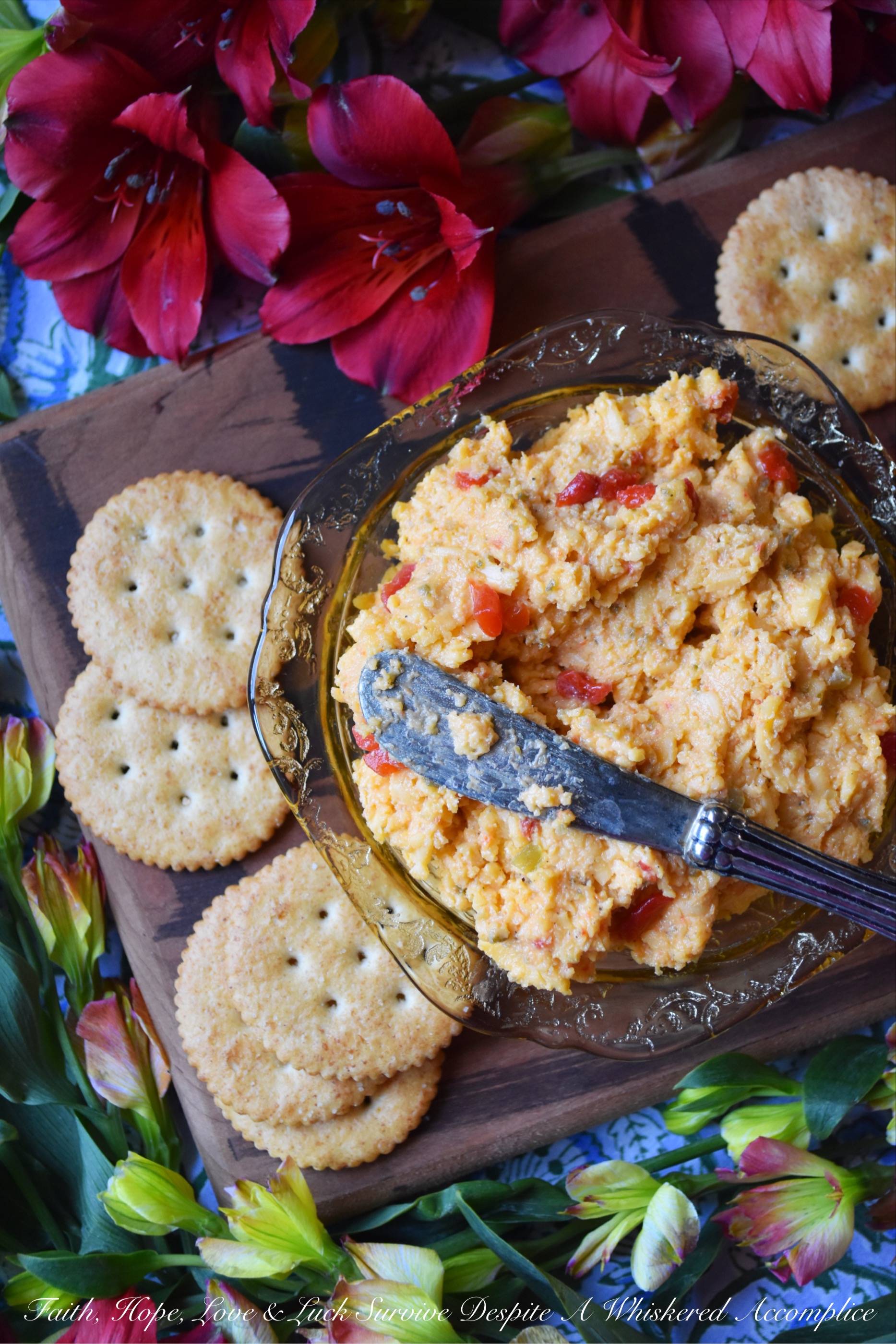 Sweet Gherkin Pimento Cheese Spread
