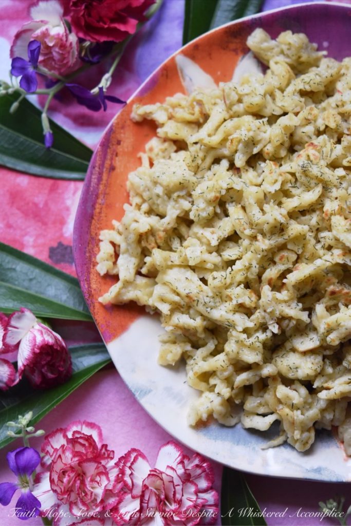 Homemade Spaetzle with Dill - Faith, Hope, Love, & Luck - Valentine's Day is all about sweet treats, chocolate, and romantic dinners. So, join us this February for our recipe round-up, where we celebrate some of our favorite love-inspiring recipes in celebration of the upcoming holiday.