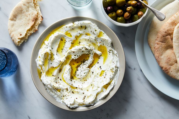Labneh bi Toum - Food52 - Friday! Friday! Friday! Favorites! Welcome to Friday! Friday! Friday! Favorites! Each Friday we'll be sharing our favorite recipes of the week from other fabulous food bloggers, so make sure to visit and see what tasty over-the-top dishes we're most excited about.