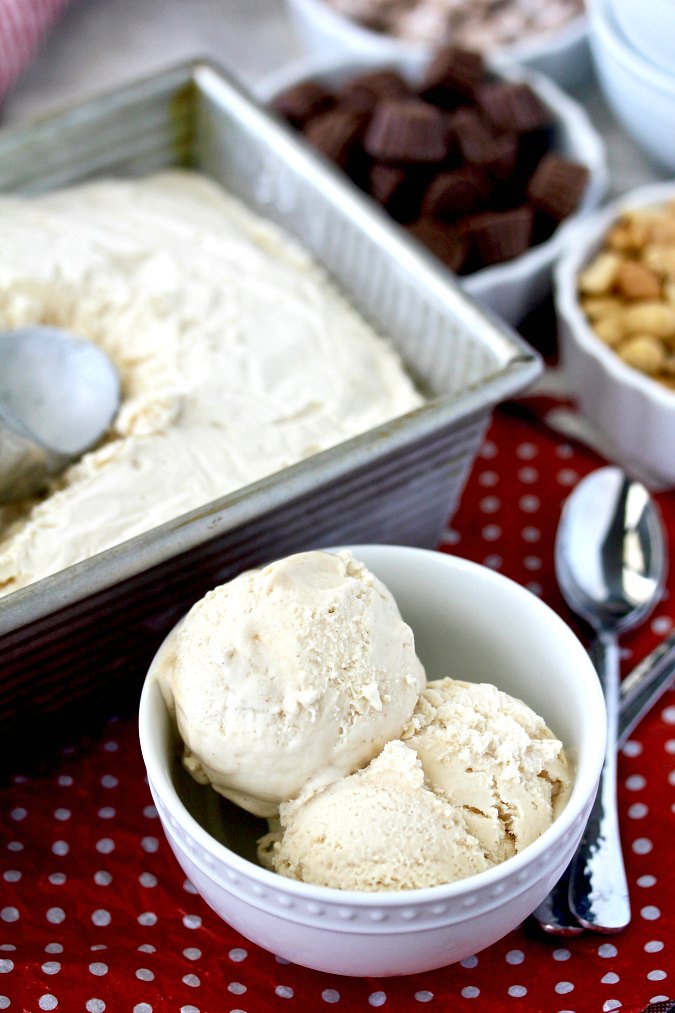 No Churn Peanut Butter Ice Cream - Karen's Kitchen Stories - Welcome to Friday! Friday! Friday! Favorites! Each Friday we'll be sharing our favorite recipes of the week from other fabulous food bloggers, so make sure to visit and see what tasty over-the-top dishes we're most excited about.