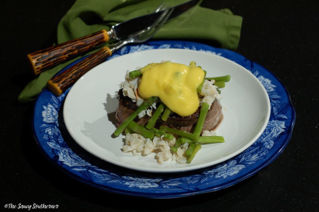 Steak Oscar - The Saucy Southerner - Valentine's Day is all about sweet treats, chocolate, and romantic dinners. So, join us this February for our recipe round-up, where we celebrate some of our favorite love-inspiring recipes in celebration of the upcoming holiday.