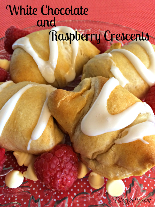 White Chocolate and Raspberry Crescents - Bloghetti - Valentine's Day is all about sweet treats, chocolate, and romantic dinners. So, join us this February for our recipe round-up, where we celebrate some of our favorite love-inspiring recipes in celebration of the upcoming holiday.