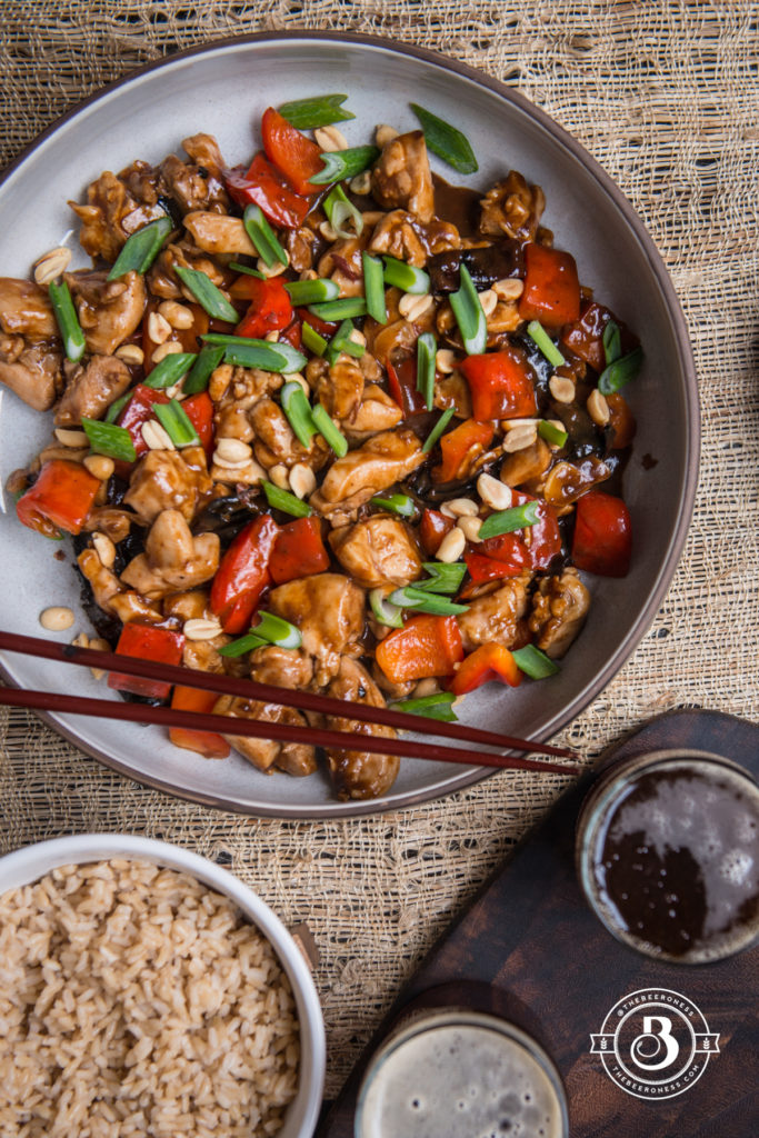 Kung Pao Porter Chicken - The Beeroness - Welcome to Friday! Friday! Friday! Favorites! Each Friday we'll be sharing our favorite recipes of the week from other fabulous food bloggers, so make sure to visit and see what tasty over-the-top dishes we're most excited about.