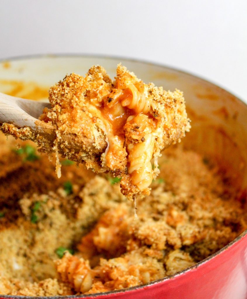 One Pot Chicken Parmesan Pasta - Cheese Curd in Paradise - This month, we're sharing a few of our family favorite recipes. We hope you enjoy a few of our breakfast, side, soup, dessert, and main dish recipes just as much we do and that perhaps they might become your family's favorite recipes as well.