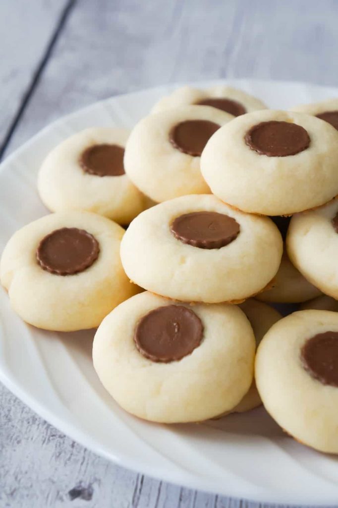 Whipped Shortbread with Peanut Butter Cups - This is Not Diet Food - Welcome to Friday! Friday! Friday! Favorites! Each Friday we'll be sharing our favorite recipes of the week from other fabulous food bloggers, so make sure to visit and see what tasty over-the-top dishes we're most excited about.