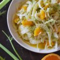 Crunchy Fennel & Fresh Orange Salad - This fresh orange and fennel salad is a healthy way to enjoy the crunchy texture of fennel and make you absolutely fall in love with this vegetable's flavor if you haven't already. Served at room temperature, this unique and simple salad is crunchy, slightly sweet, and extremely flavorful.