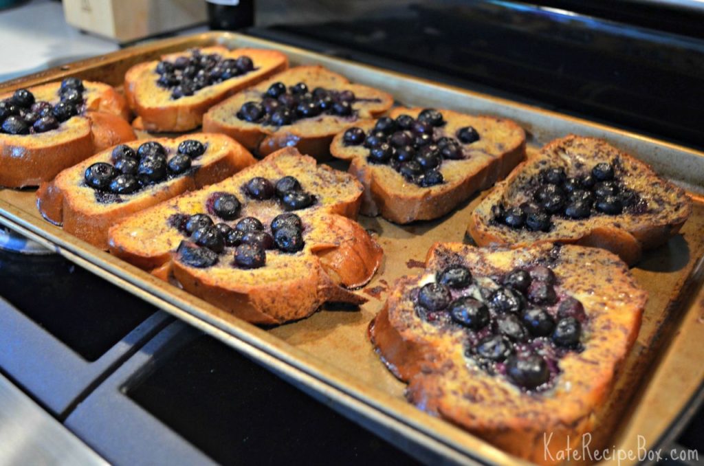 Baked Blueberry French Toast - Kate's Recipe Box - Now that winter is finally over, we're celebrating the warmer weather by sharing our favorite fresh springtime recipes. Come check out some of our favorite recipes, using fresh seasonal ingredients.