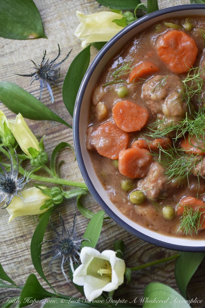 One-Pot Fennel & Stout Beef Meatball Stew - Fennel and stout are the key ingredients which make this meatball and vegetable-loaded stew such a delicious success. And, not only is this beef stew absolutely packed with flavor, thanks to the one-pot recipe, kitchen clean up is an absolute breeze.