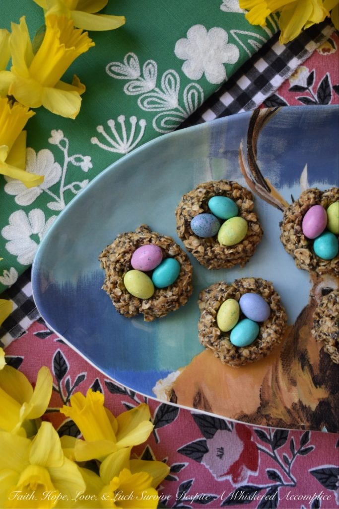 Crunchy Easter Bird Nest Granola Bites - Faith, Hope, Love, & Luck - Now that winter is finally over, we're celebrating the warmer weather by sharing our favorite fresh springtime recipes. Come check out some of our favorite recipes, using fresh seasonal ingredients.