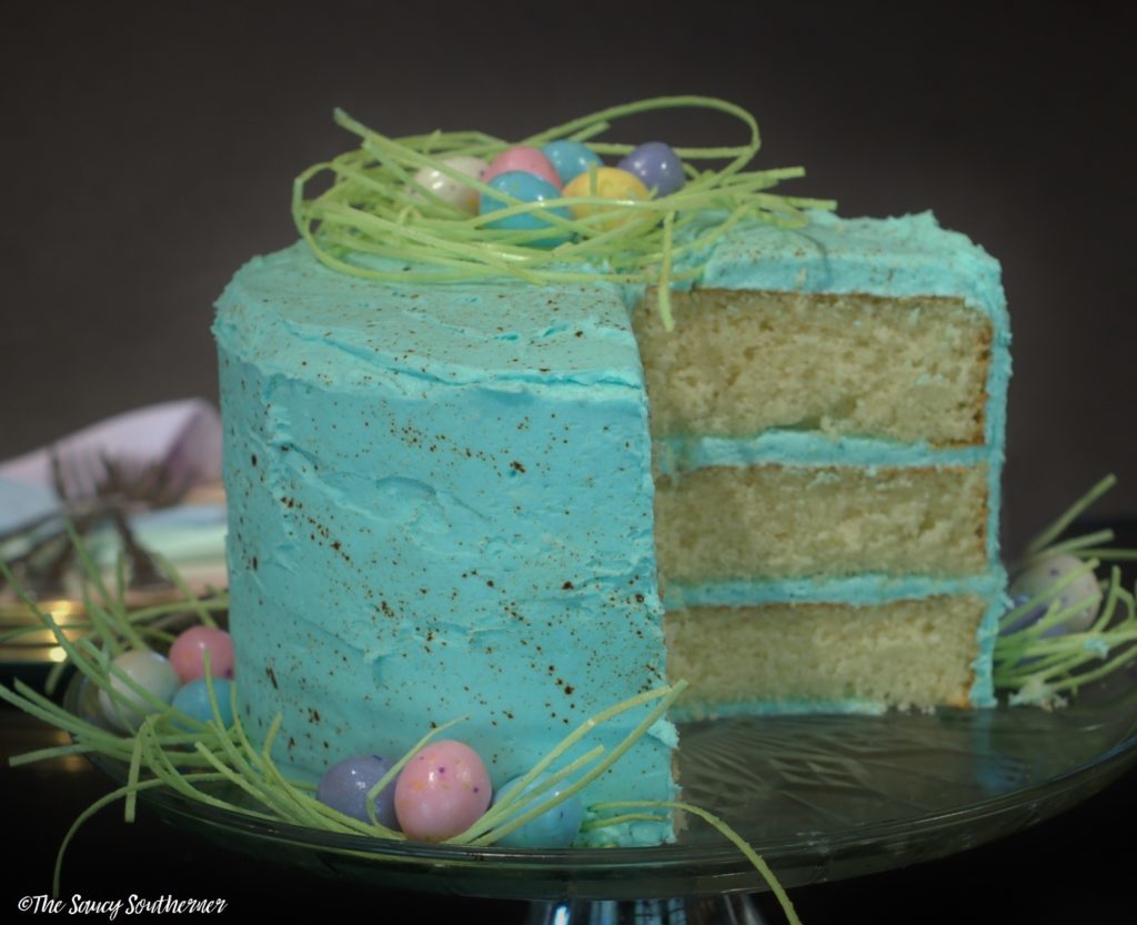 Easy Easter Cake with Speckled Buttercream Frosting - The Saucy Southerner - Welcome to Friday! Friday! Friday! Favorites! Each Friday we'll be sharing our favorite recipes of the week from other fabulous food bloggers, so make sure to visit and see what tasty over-the-top dishes we're most excited about.
