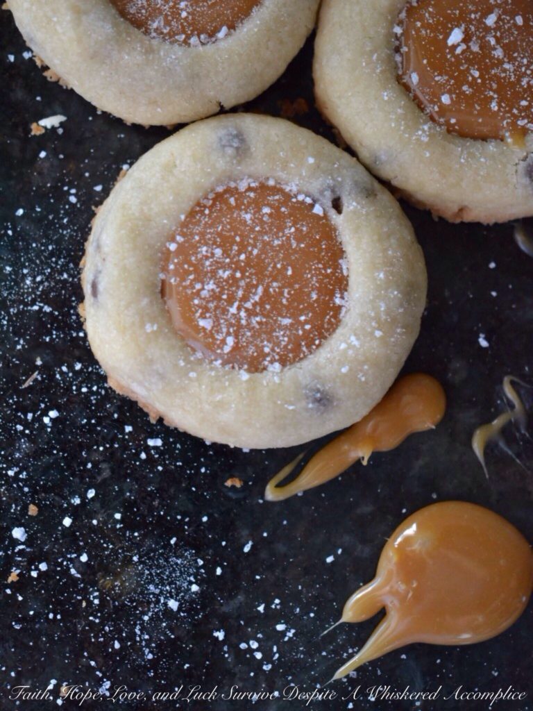 Irish Whiskey Salted Caramel Thumbprint Cookies - The Best 17 St. Patrick's Day Recipes - Looking for the perfect recipe to celebrate St. Patrick's Day this year? We've got seventeen of the best Irish holiday recipes to help you get your green on.