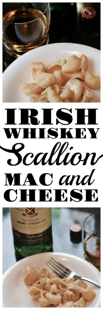 Irish Whiskey Scallion Mac and Cheese - This rich and creamy mac and cheese gets a St. Patrick's Day makeover with the addition of Irish whiskey. Irish butter, scallions, and Irish cheese also help to give this decadent pasta dish a special holiday flavor.
