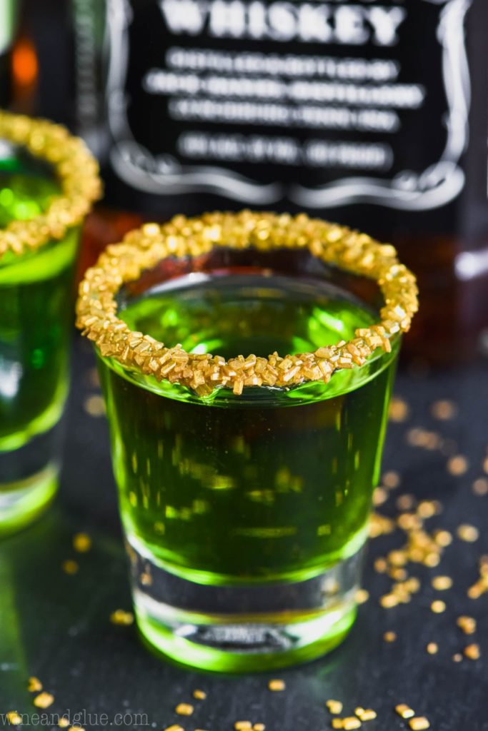 Lucky Leprechaun Shots - Wine & Glue - Welcome to Friday! Friday! Friday! Favorites! Each Friday we'll be sharing our favorite recipes of the week from other fabulous food bloggers, so make sure to visit and see what tasty over-the-top dishes we're most excited about.