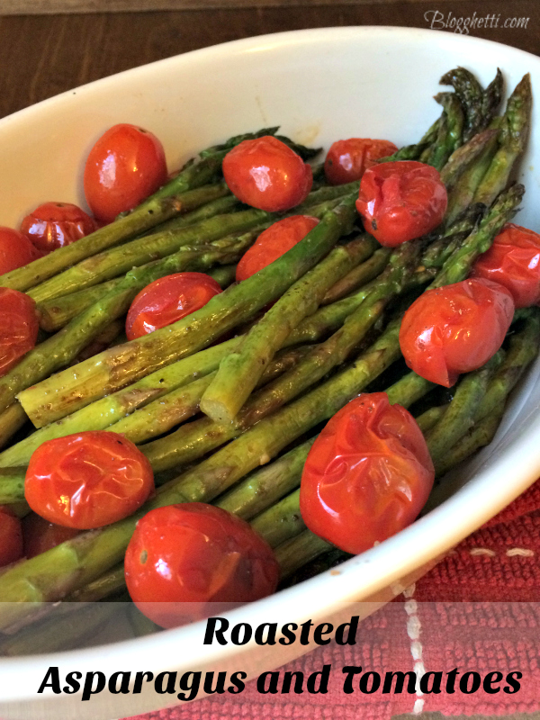 Roasted Asparagus and Tomatoes - Blogghetti - Now that winter is finally over, we're celebrating the warmer weather by sharing our favorite fresh springtime recipes. Come check out some of our favorite recipes, using fresh seasonal ingredients.