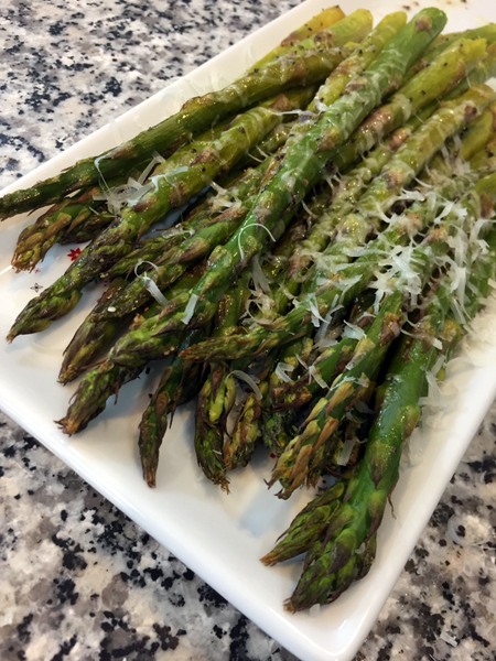 Roasted Asparagus with Parmesan - Books n' Cooks - Now that winter is finally over, we're celebrating the warmer weather by sharing our favorite fresh springtime recipes. Come check out some of our favorite recipes, using fresh seasonal ingredients.