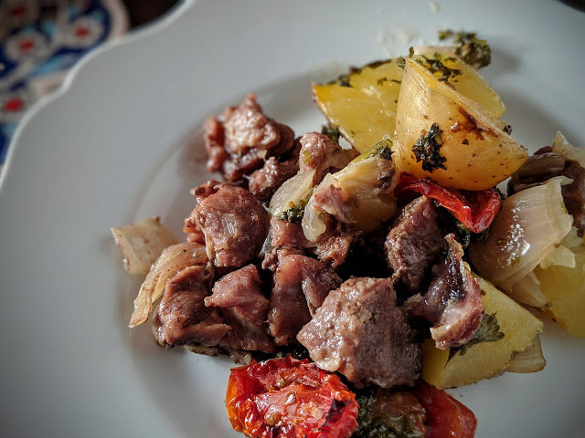 Tavas - Cypriot Lamb Hotpot - Pandemonium Noshery - Welcome to Friday! Friday! Friday! Favorites! Each Friday we'll be sharing our favorite recipes of the week from other fabulous food bloggers, so make sure to visit and see what tasty over-the-top dishes we're most excited about.