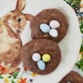 Quick Easter Brownie Mix Cookies - With all of the fuss that goes into making Easter dinner, it's nice to have a quick and easy dessert that won't take hours to make. These festive spring cookies are made using a boxed fudge brownie mix and Cadbury Mini Eggs. In my world, any dessert recipe that requires only dirtying one bowl and one baking sheet is one that I can instantly fall in love with, holiday or no holiday.