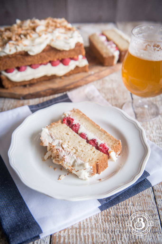 Coconut Raspberry Pilsner Cake - The Beeroness - Welcome to Friday! Friday! Friday! Favorites! Each Friday we'll be sharing our favorite recipes of the week from other fabulous food bloggers, so make sure to visit and see what tasty over-the-top dishes we're most excited about.