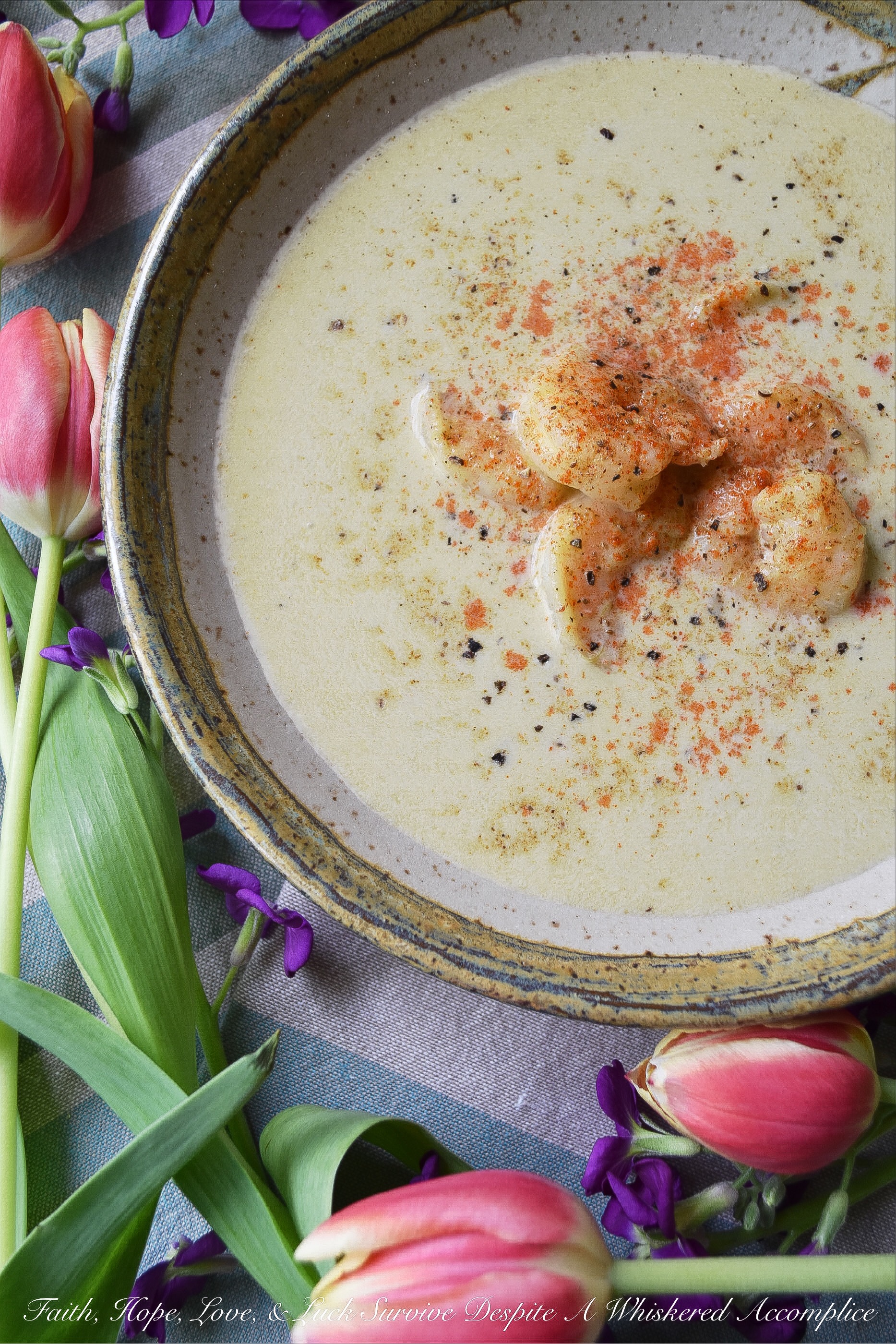 Creamy Chesapeake Asparagus & Shrimp Soup