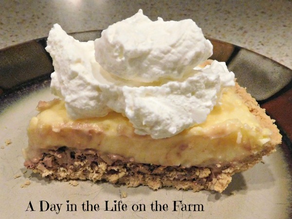 Easy As Pie Coconut Cream Pie - A Day in the Life on the Farm - Welcome to Friday! Friday! Friday! Favorites! Each Friday we'll be sharing our favorite recipes of the week from other fabulous food bloggers, so make sure to visit and see what tasty over-the-top dishes we're most excited about.