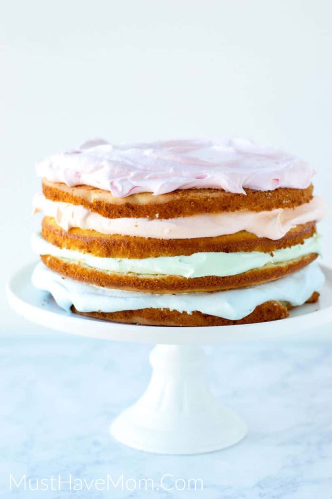 Jello Cloud Cake - Must Have Mom - Welcome to Friday! Friday! Friday! Favorites! Each Friday we'll be sharing our favorite recipes of the week from other fabulous food bloggers, so make sure to visit and see what tasty over-the-top dishes we're most excited about.