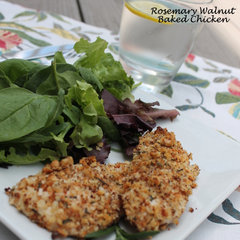 Rosemary Walnut Baked Chicken - Books n' Cooks - May 2019 Recipe Round-Up - April showers bring May flowers. This year, May also brings Mother's Day, so we're sharing some of our favorite mom-friendly recipes in our May Recipe Round-Up. Recipes that are perfect to make for your mom on Mother's Day to show her just how much you love and cherish her.