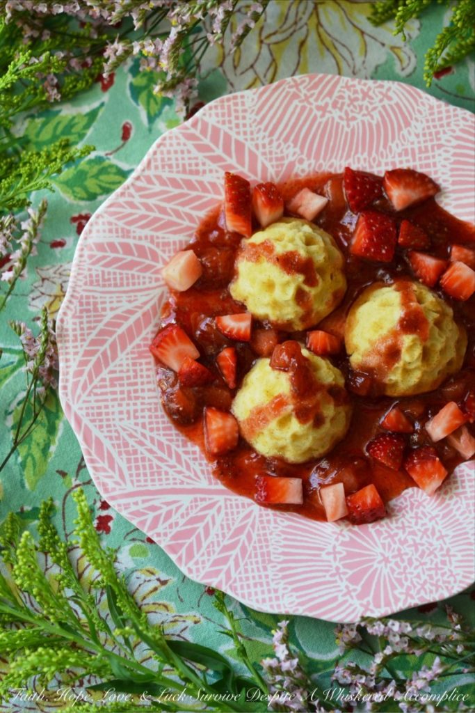 Strawberry Vanilla Bean Tea Cakes - Faith, Hope, Love, & Luck - May 2019 Recipe Round-Up - April showers bring May flowers. This year, May also brings Mother's Day, so we're sharing some of our favorite mom-friendly recipes in our May Recipe Round-Up. Recipes that are perfect to make for your mom on Mother's Day to show her just how much you love and cherish her.