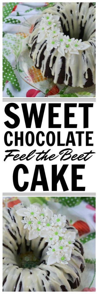 Sweet Chocolate Feel the Beet Cake - Life Lesson: When life gives you beets, use them to make chocolate cake. The beets in this cake simply help to keep the cake moist, while also making it a tad sweeter. While they give the cake a little bit of color at first, that really goes away during the baking process.