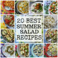 20 Best Summer Salad Recipes - Here's where you'll find 20 of the best salad recipes to help get you through the summer, including potato, vegetable, corn, pasta, and dinner salads. This summer definitely won't be boring when it comes to food.