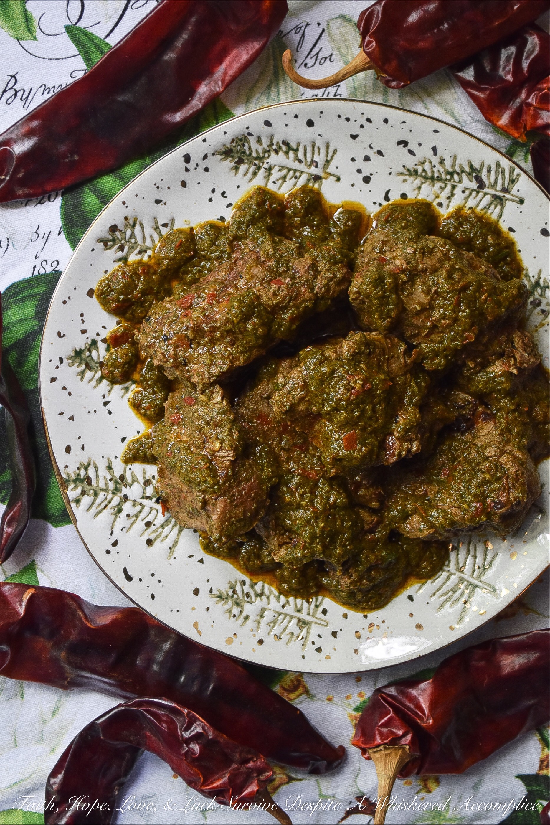 Grilled Steak with Guajillo Pepper Chimichurri