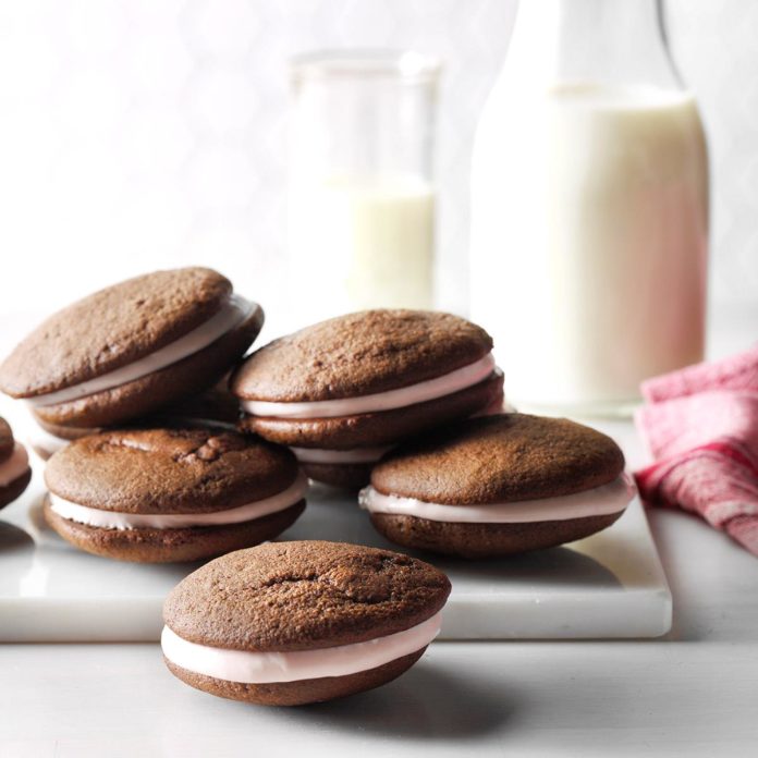 Chocolate-Raspberry Whoopie Pies - Welcome to Friday! Friday! Friday! Favorites! Each Friday we'll be sharing our favorite recipes of the week from other fabulous food bloggers, so make sure to visit and see what tasty over-the-top dishes we're most excited about.