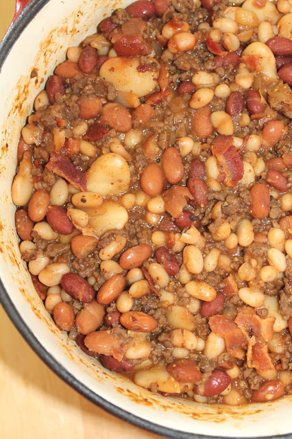 Cowboy Beans - Savory Moments - Come check out all of our favorite incredibly delicious Father's Day recipes this month. You're sure to find a recipe that's just right for that special father, dad, or father-figure in your life.