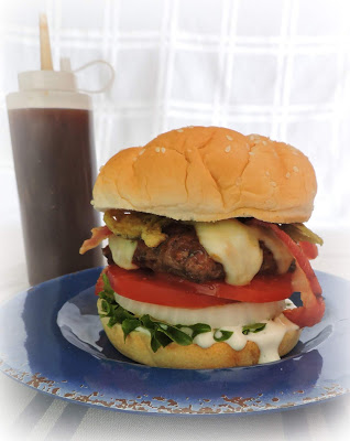 Fiery Cinnamon Whiskey BBQ Burger - Jolene's Recipe Journal - Come check out all of our favorite incredibly delicious Father's Day recipes this month. You're sure to find a recipe that's just right for that special father, dad, or father-figure in your life.