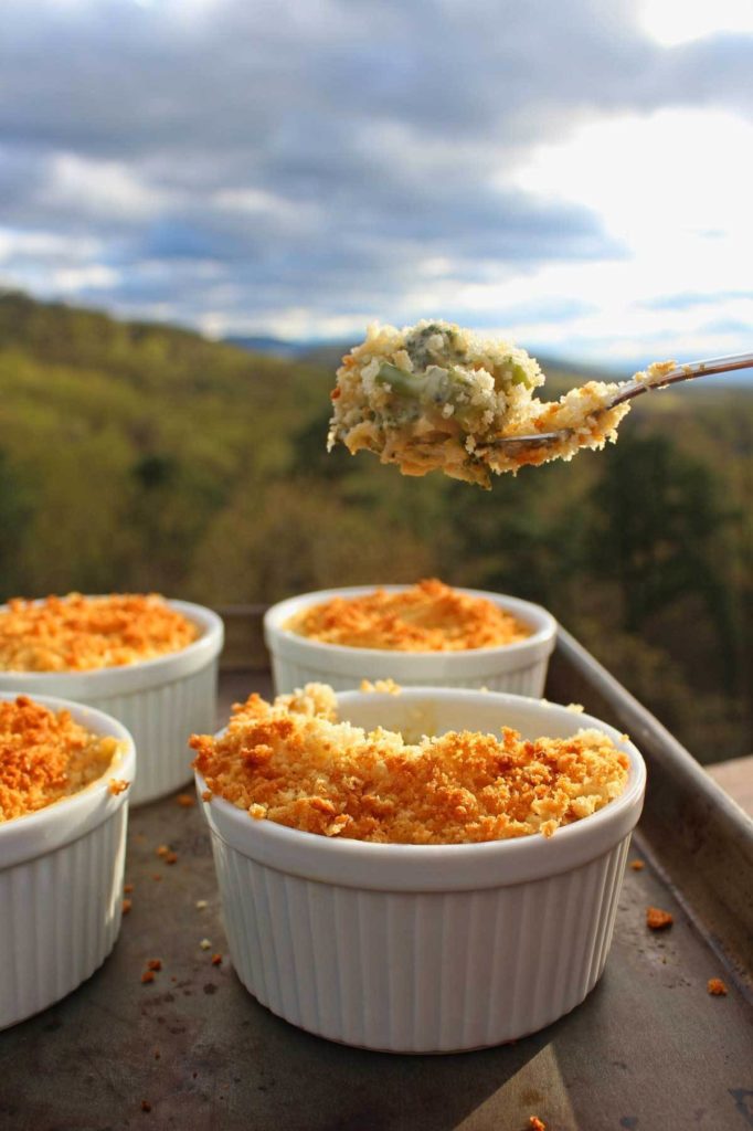 Mini Cheesy Broccoli Casseroles - The Mountain Kitchen - Welcome to Friday! Friday! Friday! Favorites! Each Friday we'll be sharing our favorite recipes of the week from other fabulous food bloggers, so make sure to visit and see what tasty over-the-top dishes we're most excited about.