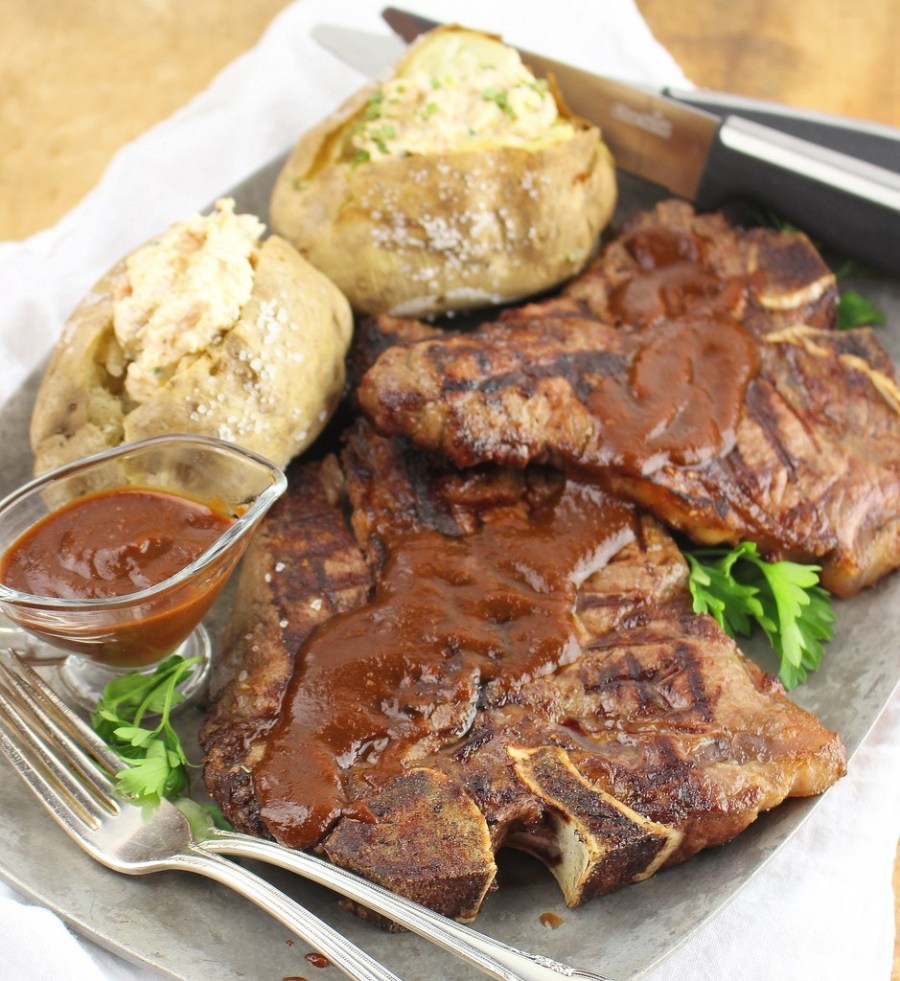 Pan-Seared Steaks with Homemade Steak Sauce - Palatable Pastime - Come check out all of our favorite incredibly delicious Father's Day recipes this month. You're sure to find a recipe that's just right for that special father, dad, or father-figure in your life.