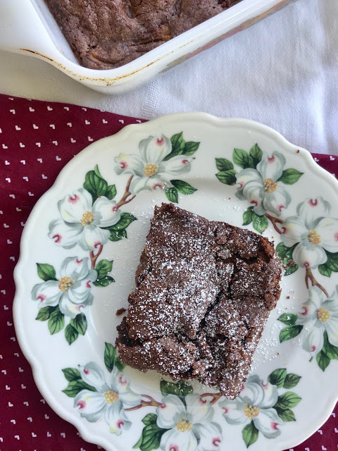 Chocolate Chip Rhubarb Brownies - Savory Moments - Welcome to Friday! Friday! Friday! Favorites! Each Friday we'll be sharing our favorite recipes of the week from other fabulous food bloggers, so make sure to visit and see what tasty over-the-top dishes we're most excited about.