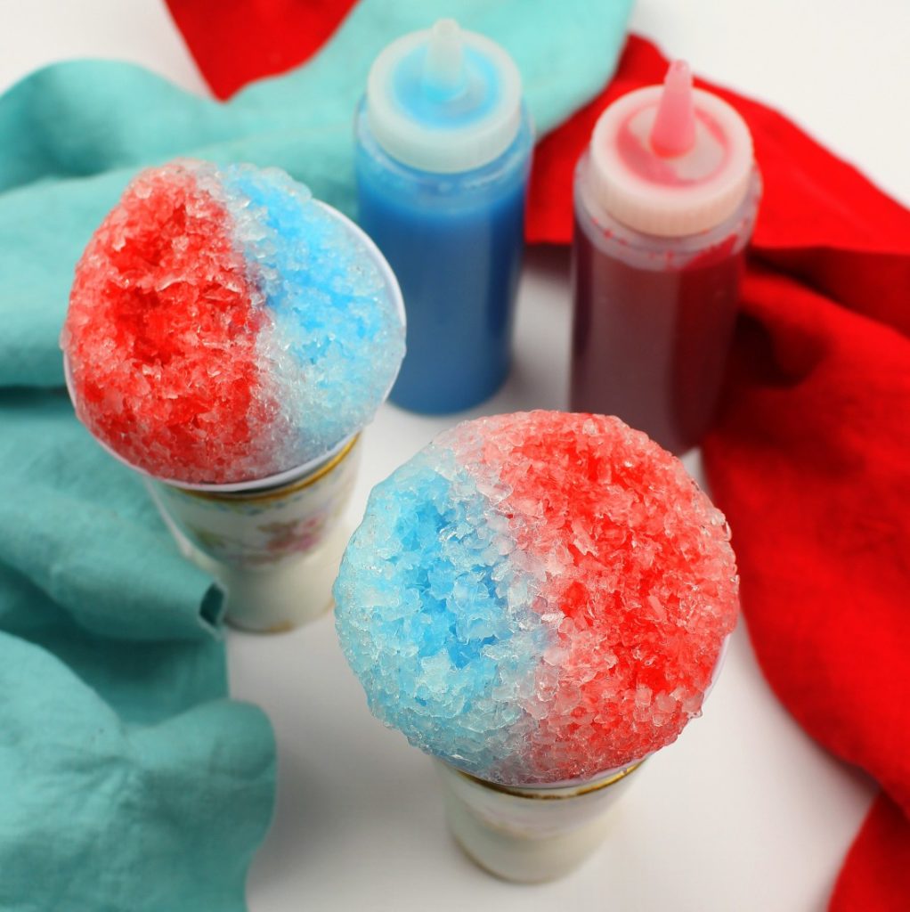 Homemade Sno-Cones - Palatable Pastime - July 2019 Recipe Round-Up - The Fourth of July is always an excellent day to fire up the grill and invite over some friends and family to observe the national holiday. This month we're sharing all of our favorite summer recipes to help you plan your picnic, cookout, or barbecue, including a few red, white, and blue patriotic ones, which are just perfect for celebrating July 4th.