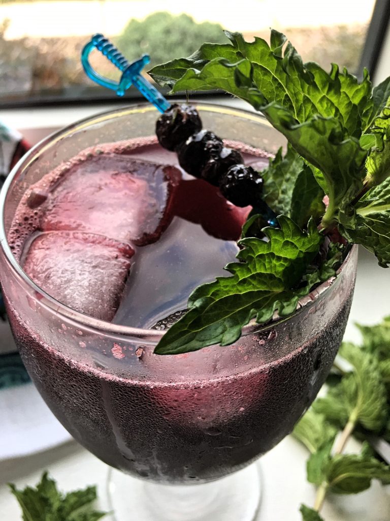 Minty Blueberry Iced Tea - Cindy's Recipes and Writings - Welcome to Friday! Friday! Friday! Favorites! Each Friday we'll be sharing our favorite recipes of the week from other fabulous food bloggers, so make sure to visit and see what tasty over-the-top dishes we're most excited about.