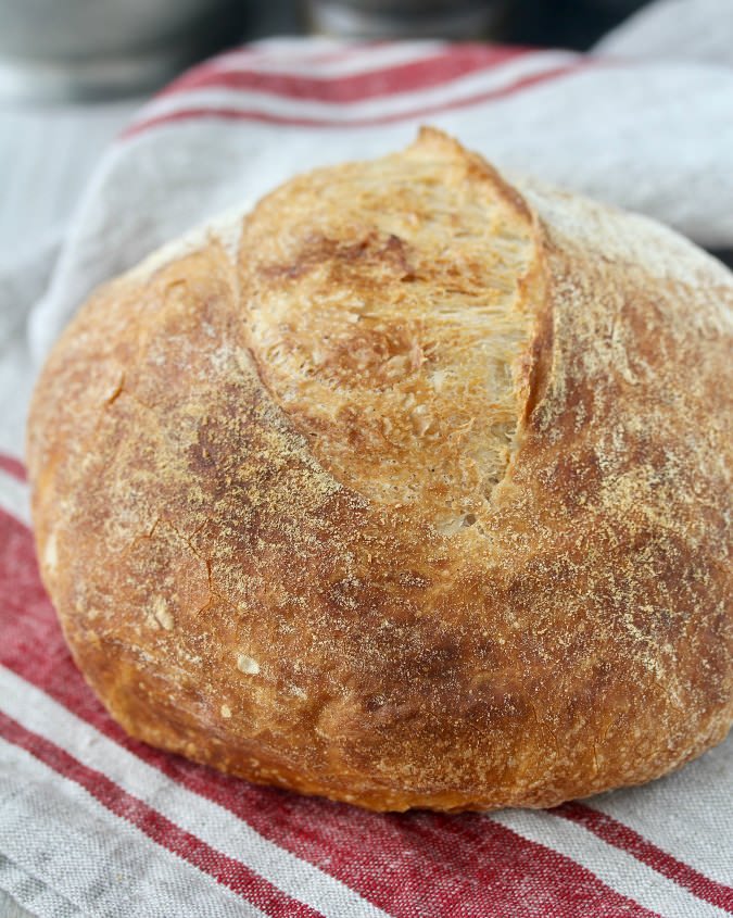 No Knead Bread - Karen's Kitchen Stories - Welcome to Friday! Friday! Friday! Favorites! Each Friday we'll be sharing our favorite recipes of the week from other fabulous food bloggers, so make sure to visit and see what tasty over-the-top dishes we're most excited about.