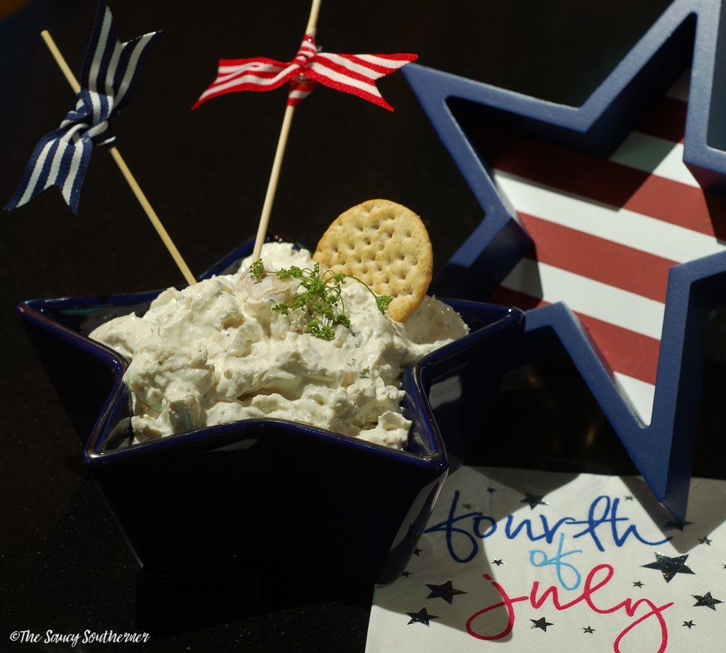 Smoked Fish Dip - The Saucy Southerner - July 2019 Recipe Round-Up - The Fourth of July is always an excellent day to fire up the grill and invite over some friends and family to observe the national holiday. This month we're sharing all of our favorite summer recipes to help you plan your picnic, cookout, or barbecue, including a few red, white, and blue patriotic ones, which are just perfect for celebrating July 4th.