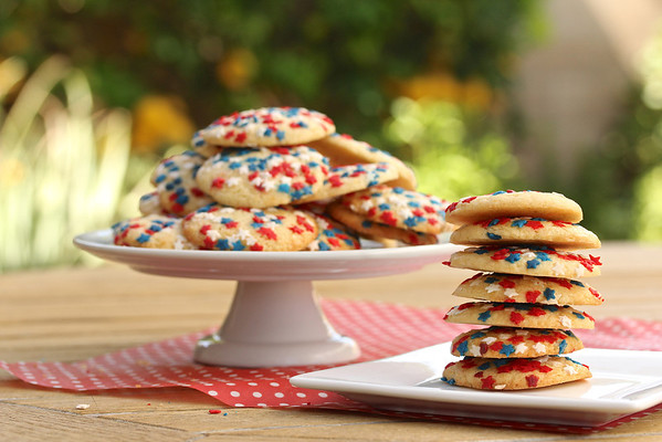Sprinkle Cookies - Karen's Kitchen Stories - Welcome to Friday! Friday! Friday! Favorites! Each Friday we'll be sharing our favorite recipes of the week from other fabulous food bloggers, so make sure to visit and see what tasty over-the-top dishes we're most excited about.