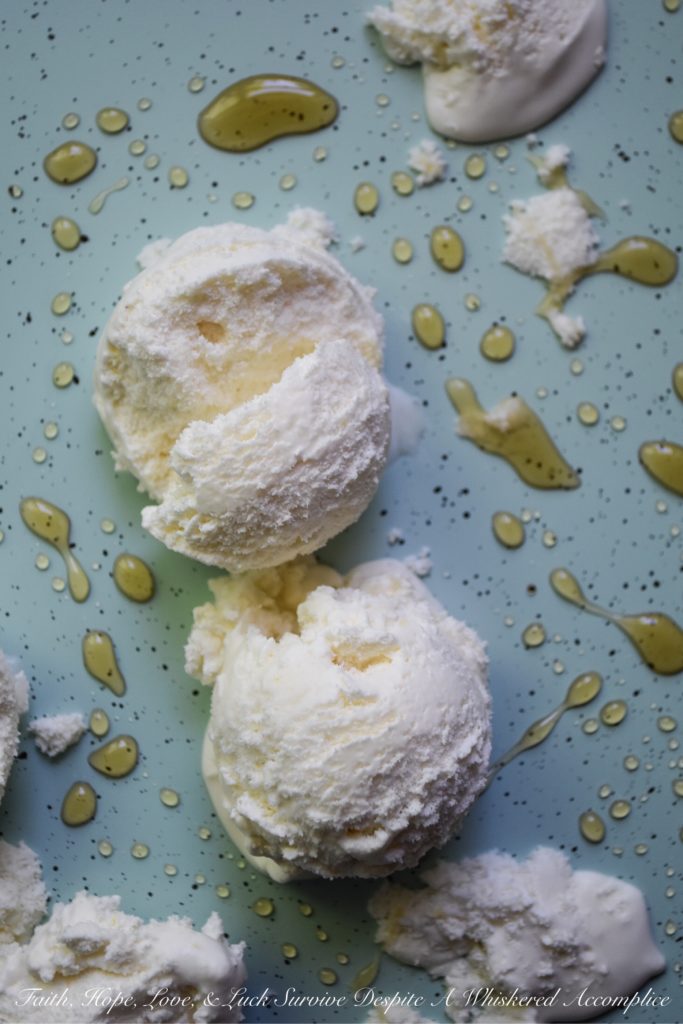 Delicately Sweet Honey & Lemon Ice Cream - Not all desserts have to be overly sweet. Occasionally, it's nice to enjoy a dessert with a nice, light, subtly sweet flavor instead. This ice cream is the perfect example. The lemon zest and juice in this frozen dessert, help give it just the right amount of tanginess to balance out the unique sweetness from the honey that it also contains. You'll definitely fall in love with this delicately sweet homemade ice cream.