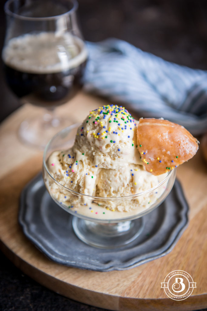 Beer and Doughnut Ice Cream - The Beeroness - Welcome to Friday! Friday! Friday! Favorites! Each Friday we'll be sharing our favorite recipes of the week from other fabulous food bloggers, so make sure to visit and see what tasty over-the-top dishes we're most excited about.