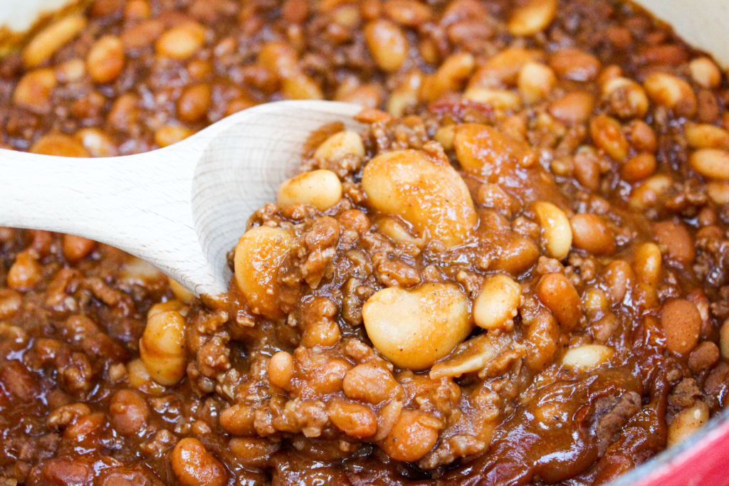 Calico Beans with Hamburger - Cheese Curd in Paradise - Summer will be over before you know it. So, while the weather is still hot, get out and enjoy it as much as you can. We're helping you by sharing all our favorite picnic and cookout recipes. Hopefully, they'll inspire you to spend time with friends in the sun and enjoy the warm summer weather while it lasts.