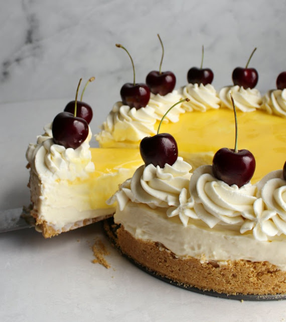 No Bake Lemon Cheesecake - Cooking with Carlee - Welcome to Friday! Friday! Friday! Favorites! Each Friday we'll be sharing our favorite recipes of the week from other fabulous food bloggers, so make sure to visit and see what tasty over-the-top dishes we're most excited about.